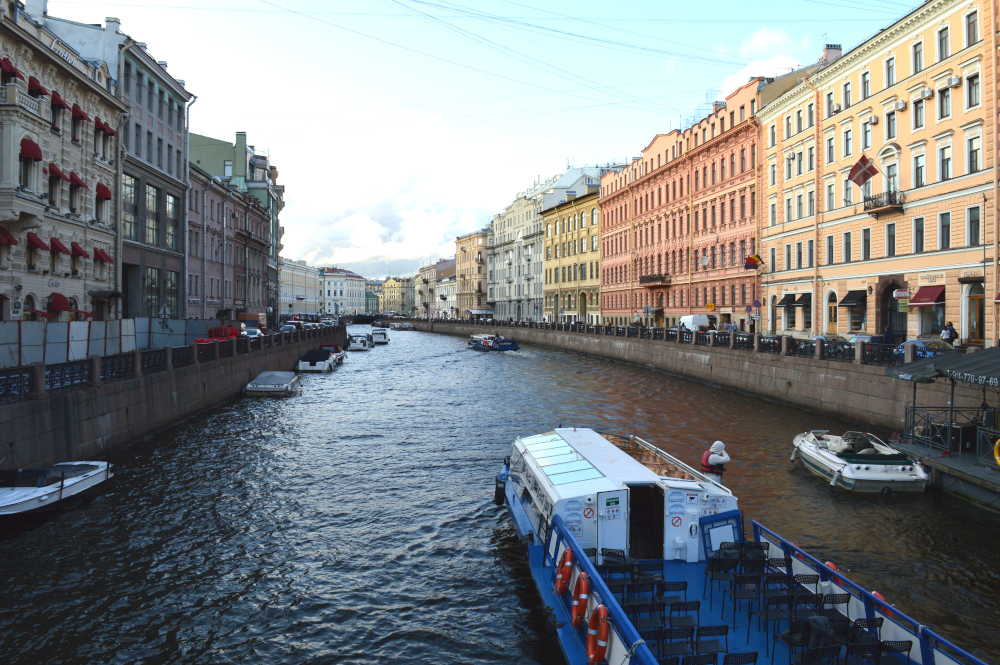 Barcos en San Petersburgo