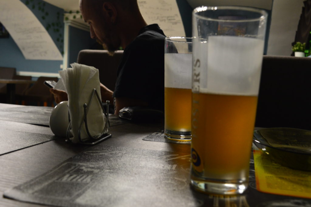 Cervezas en San Petersburgo