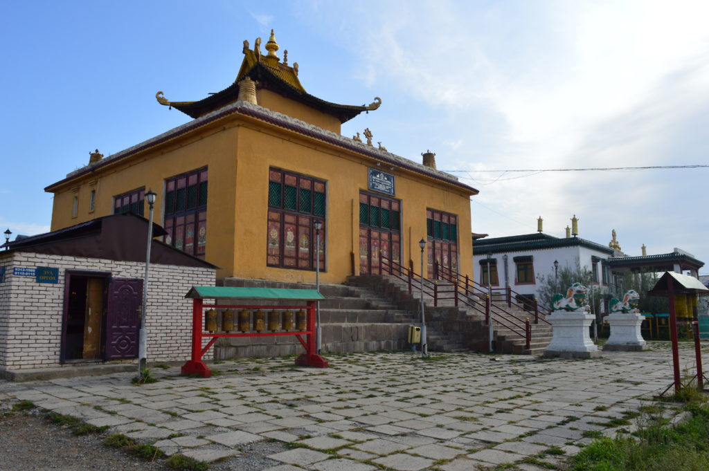 Recinto vivienda de los monjes en el Monasterio de Gandantegchinlin 